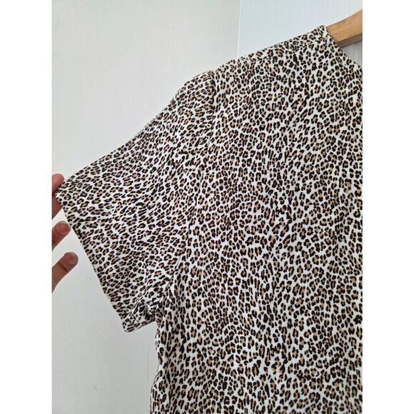 Jenni Kayne The Leopard T-Shirt Dress S or M - Picture 10 of 11